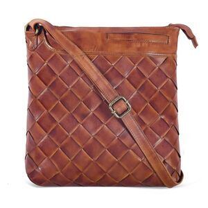 2337 Leather Crossbody Bags - Sling Handbags - Medium Cross body Purses